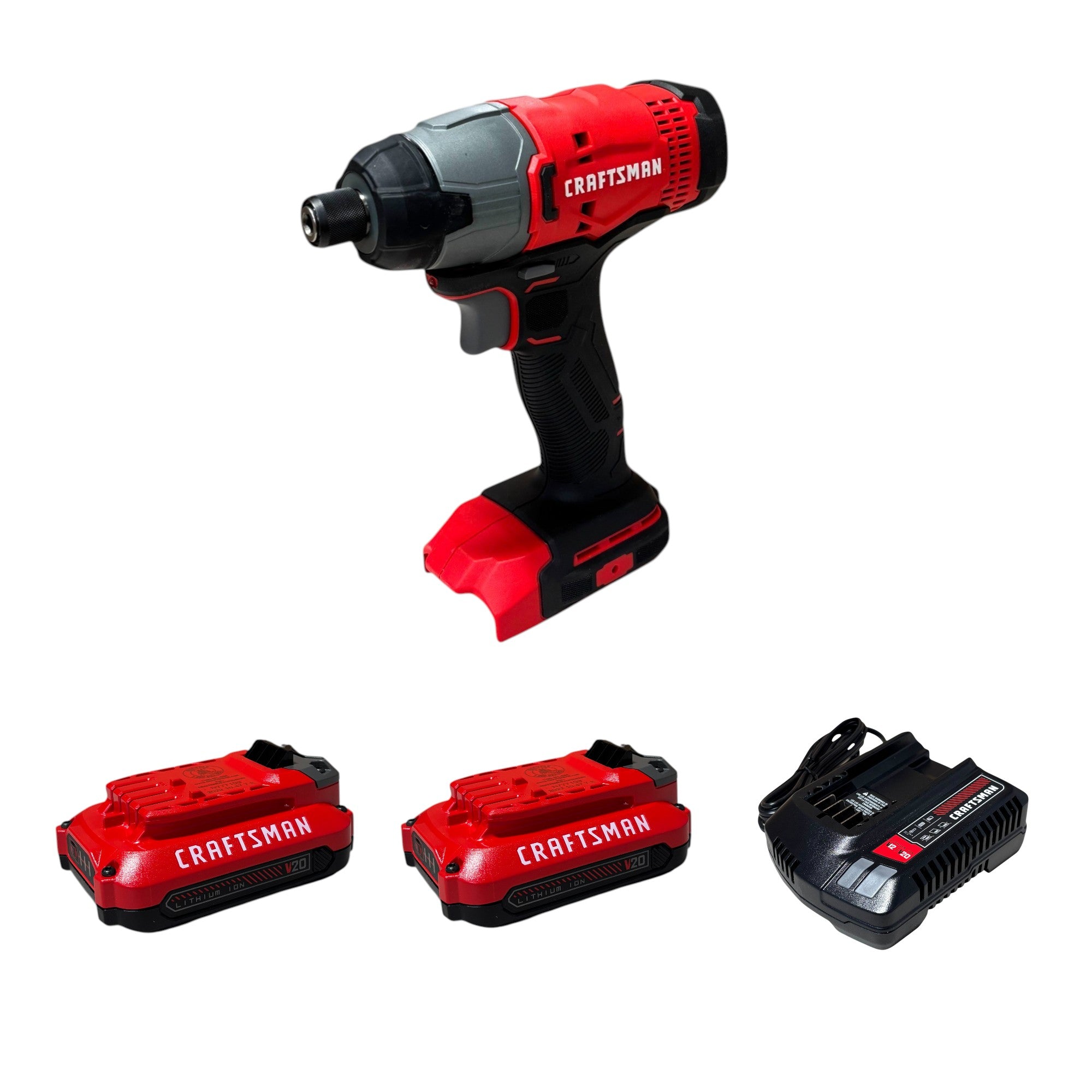 Craftsman (CMCF800C2) V20 20-volt max Cordless Impact Driver (Battery Included and Charger Included)