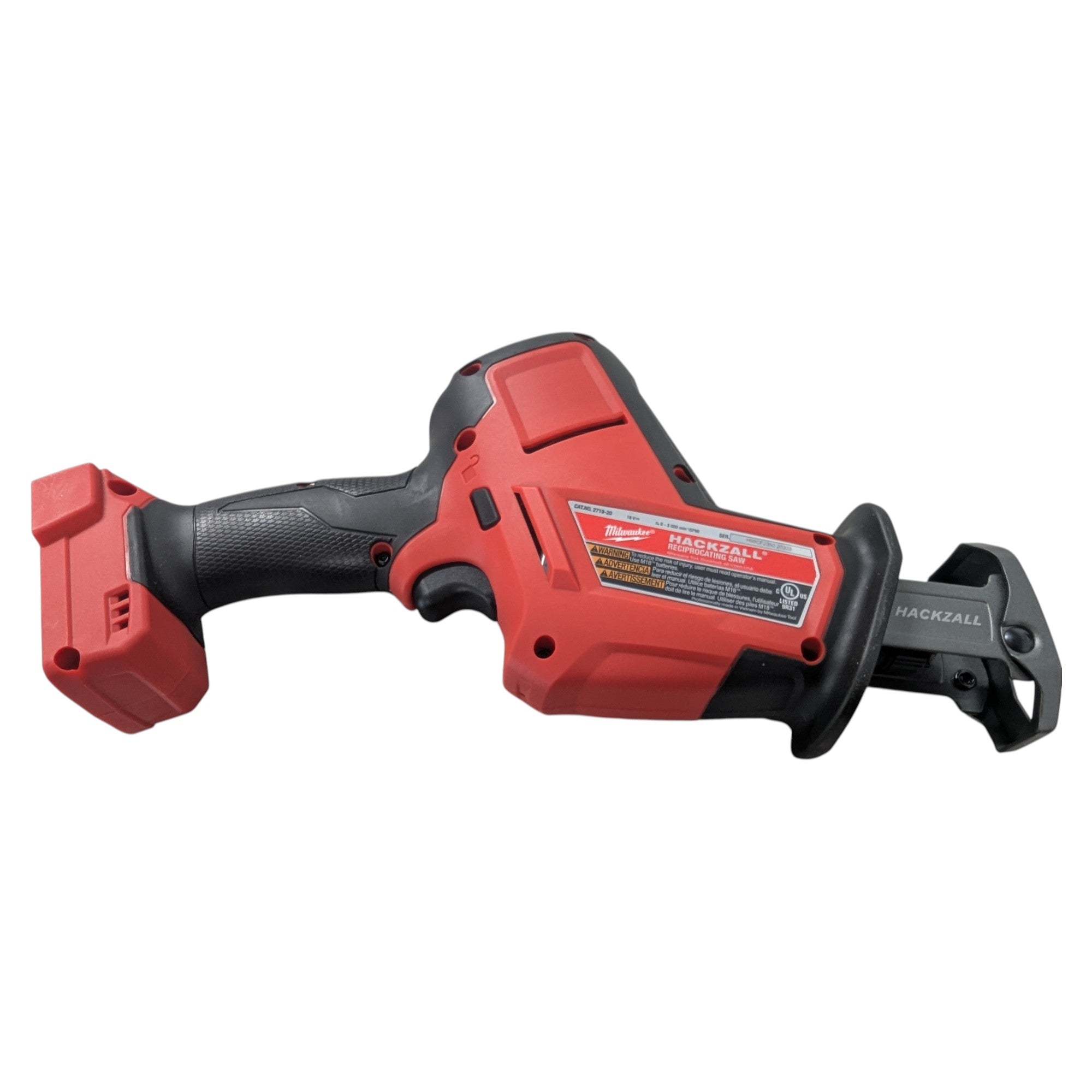 Milwaukee (2719-20) M18 FUEL 18V Lithium-Ion Brushless Cordless HACKZALL Reciprocating Saw (Tool-Only)