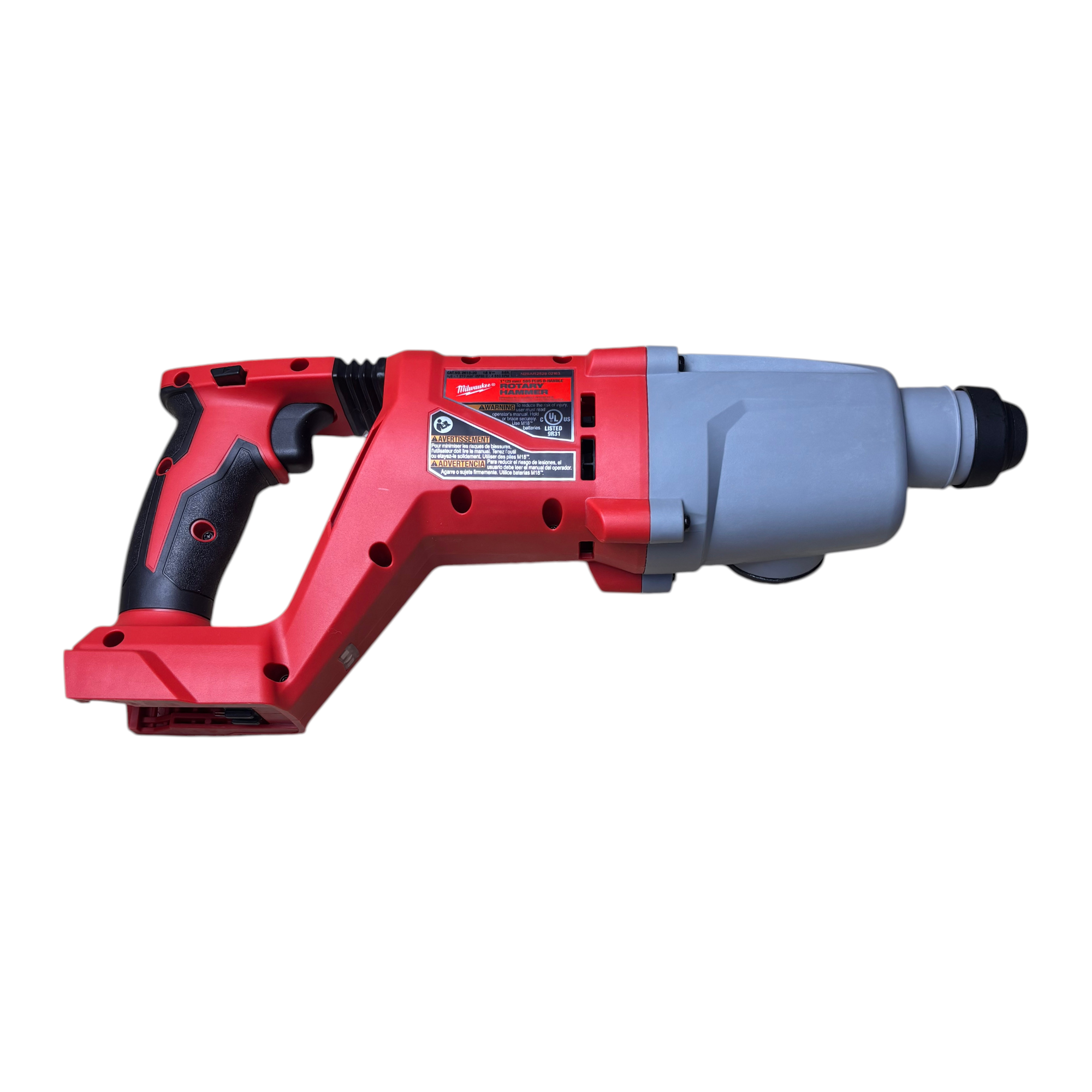 Milwaukee (2613-20) M18 18V Lithium-Ion Brushless Cordless 1 in. SDS-Plus D-Handle Rotary Hammer (Tool-Only)