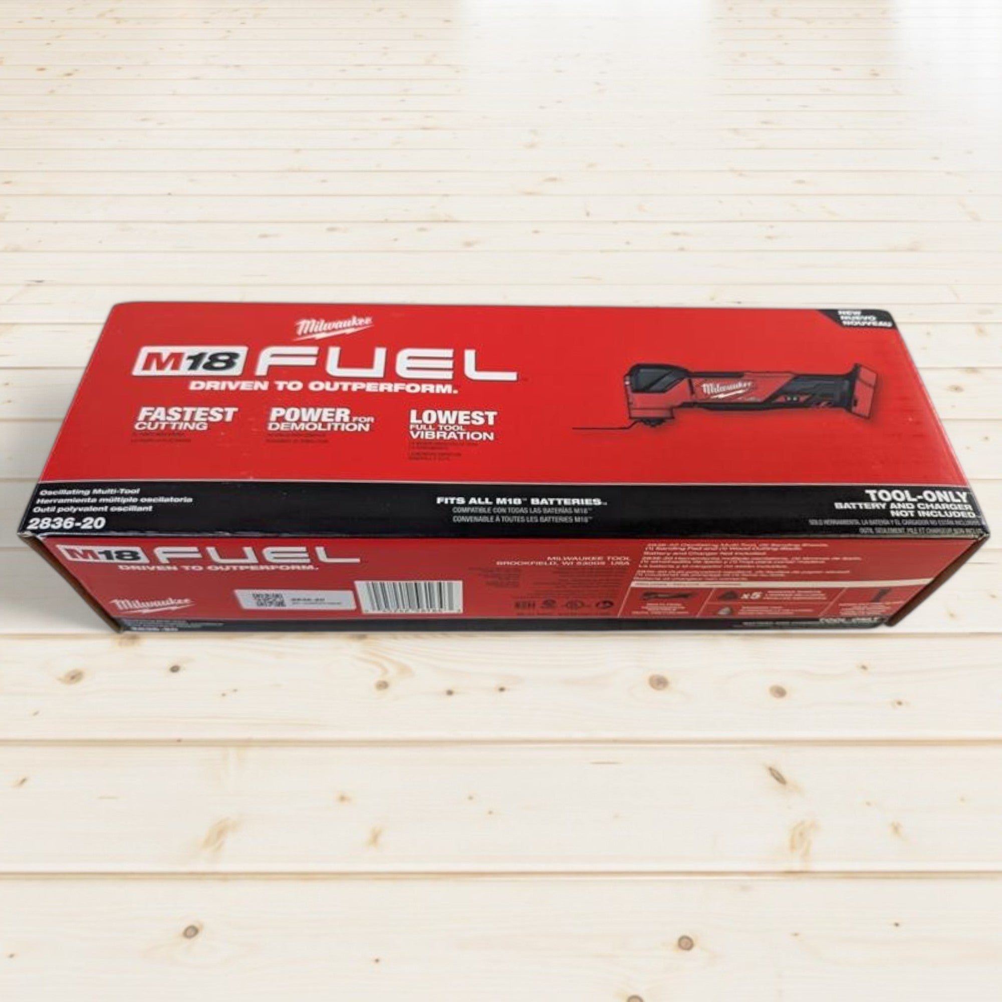 Milwaukee (2836-20) M18 FUEL 18V Lithium-Ion Cordless Brushless Oscillating Multi-Tool (Tool-Only)