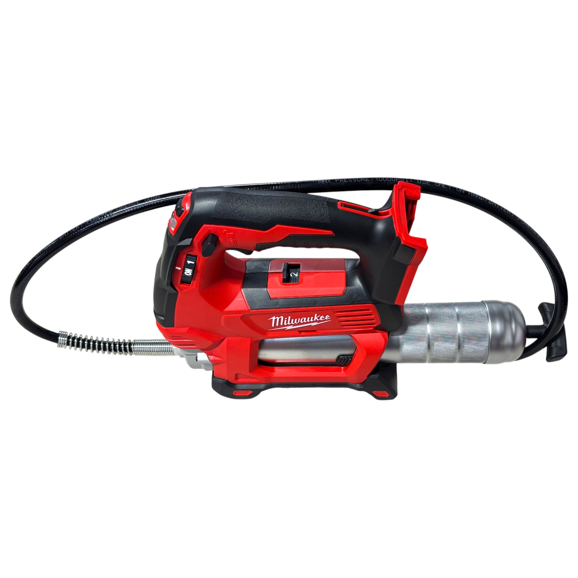 Milwaukee (2646-21CT)  M18 18V Lithium-Ion Cordless Grease Gun 2-Speed with (1) 1.5Ah Batteries, Charger, Tool Bag
