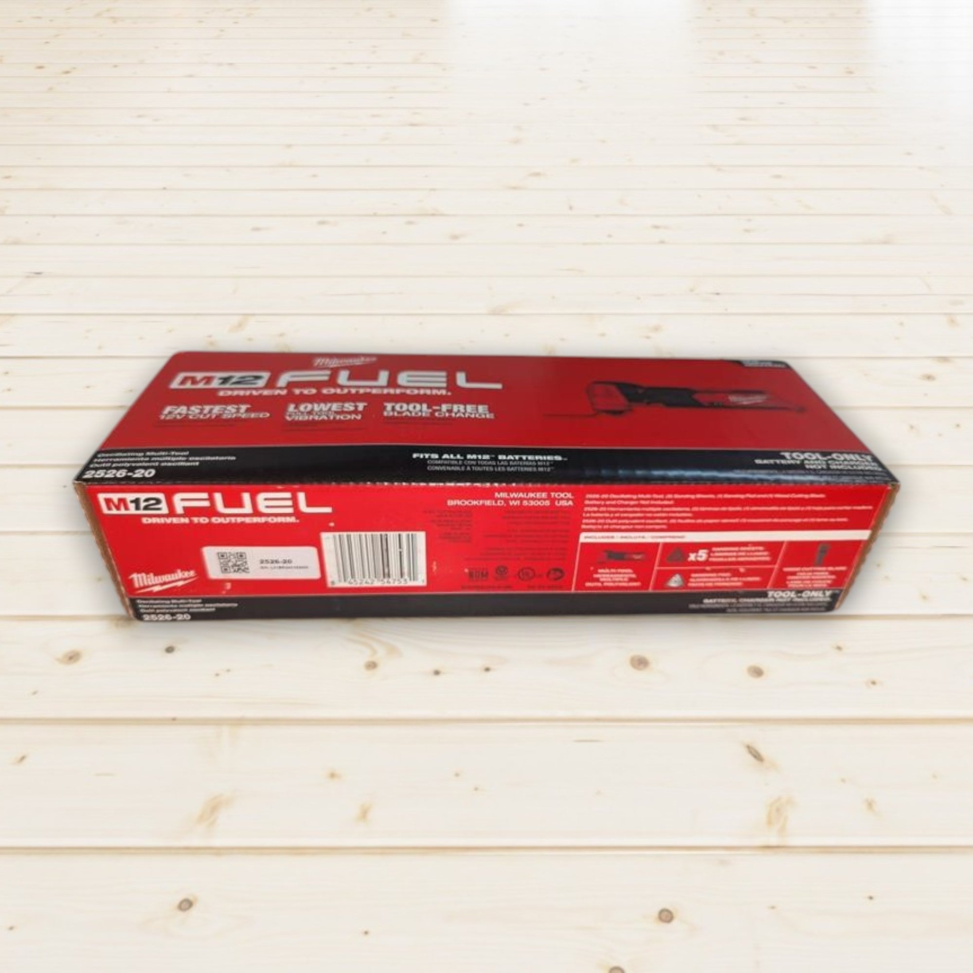 Milwaukee (2526-20) M12 FUEL 12V Lithium-Ion Cordless Oscillating Multi-Tool (Tool-Only)