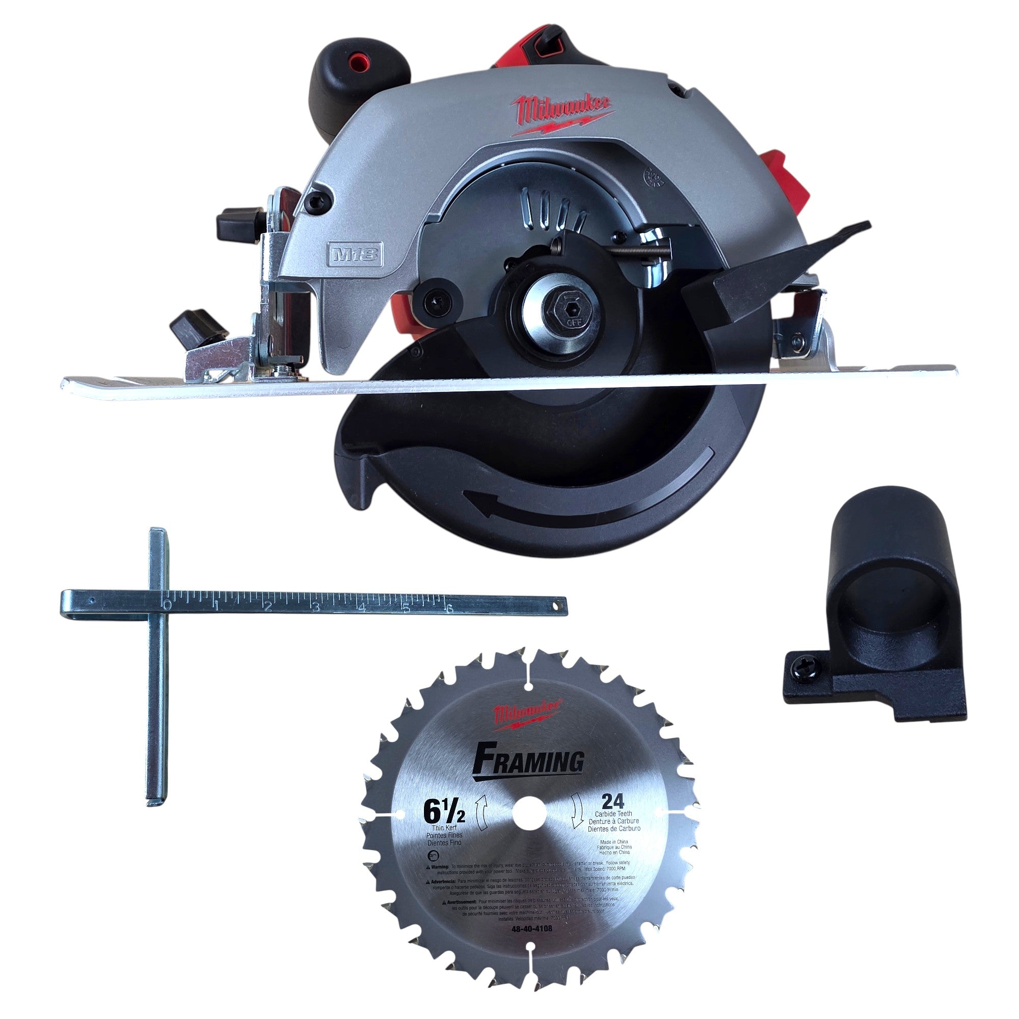 Milwaukee (2630-20) M18 18V Lithium-Ion Cordless 6-1/2 in. Circular Saw - genuine, brand new in secure, non-retail packaging