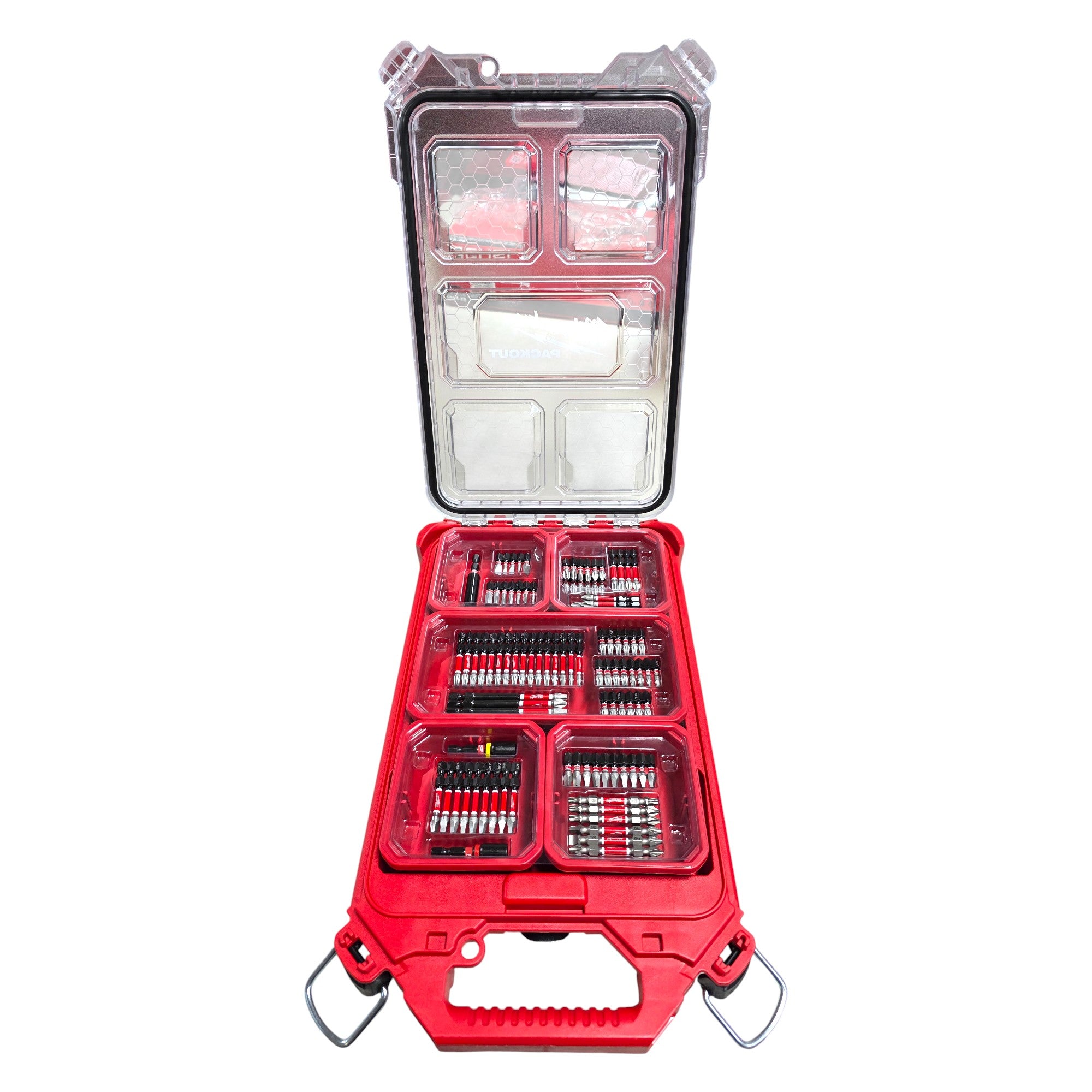 Milwaukee (48-32-4082) SHOCKWAVE Impact Duty Alloy Steel Screw Driver Bit Set with PACKOUT Case (100-Piece)