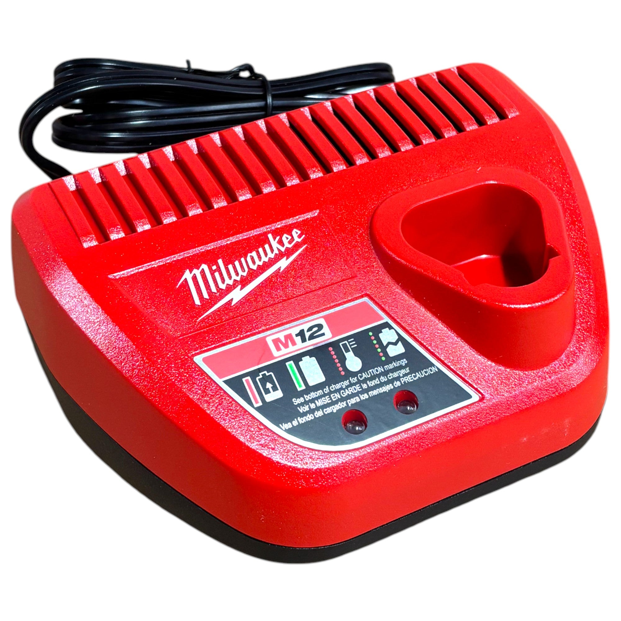 Milwaukee (2562-22) M12 FUEL 12V Li-Ion Brushless Cordless Stubby 3/8 in. Impact Wrench Kit w/(1) 5.0Ah & (1) 2.5 Ah High Output Batteries