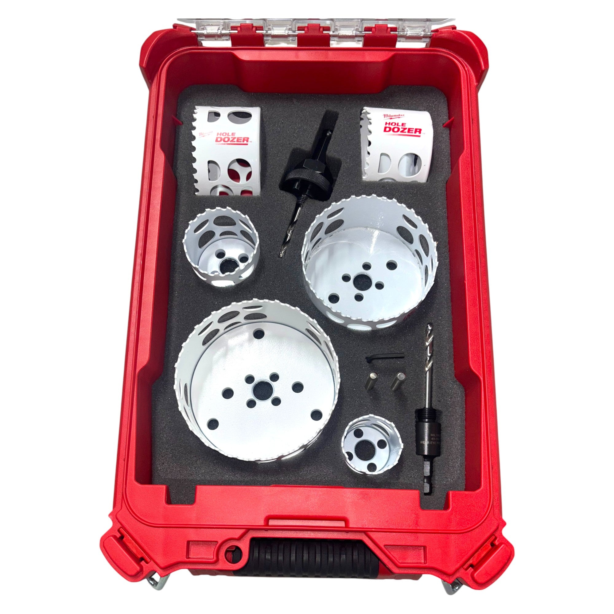 Milwaukee (49-22-5606) Hole Dozer Bi-Metal General Purpose Hole Saw Set with PACKOUT Compact Organizer (10-Piece)
