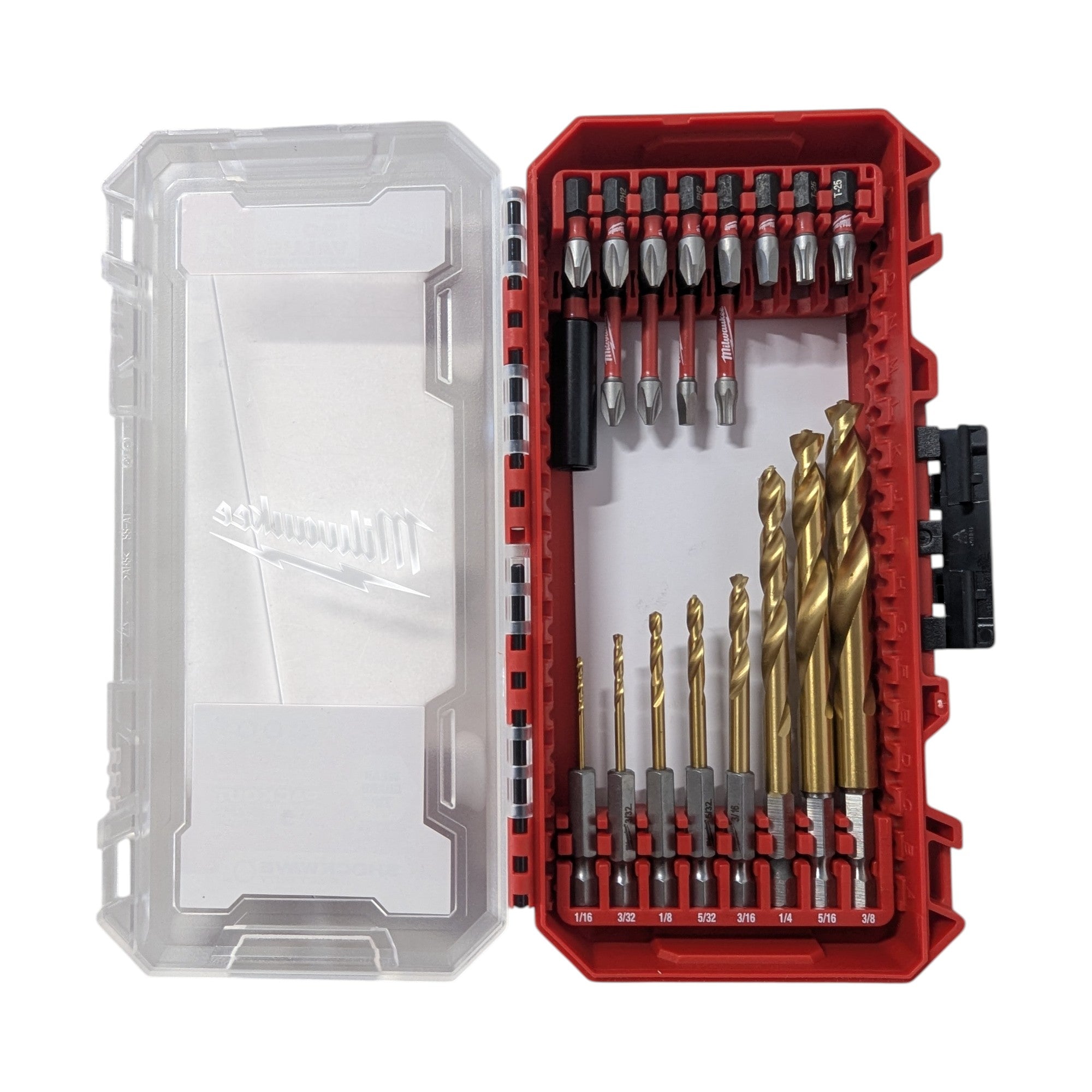 Milwaukee (48-32-5163) SHOCKWAVE Impact Duty Drill & Drive Set (21-Piece)