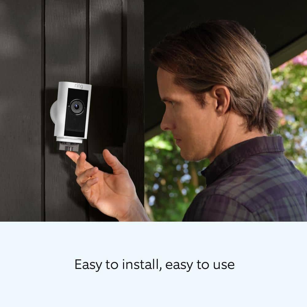 Ring (B09CK8PB8M) Stick Up Cam Pro Battery - Indoor/Outdoor Smart Security Camera with 3D Motion Detection, HDR, Color Night Vision, Black