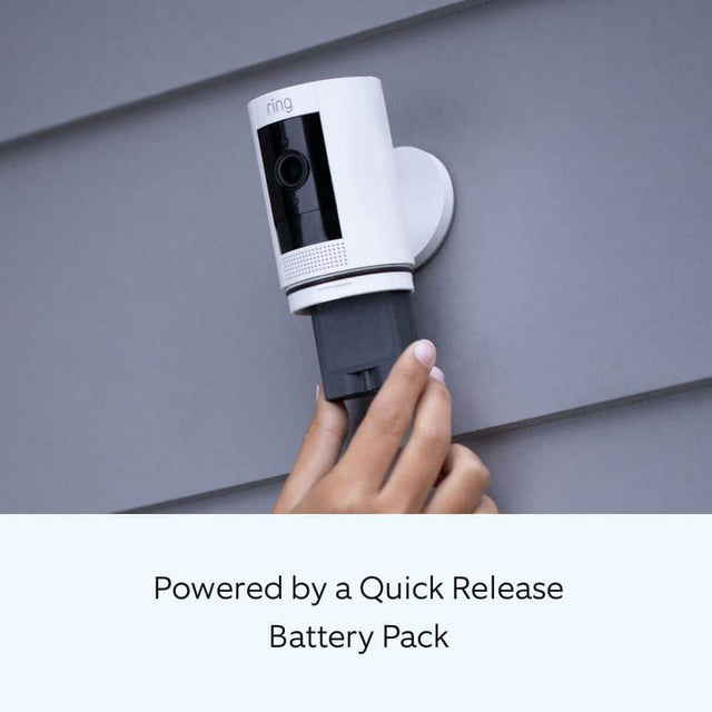 Ring Stick Up Cam Battery - Indoor/Outdoor Smart Security Camera with Two-Way Talk, Color Night Vision, Live View, Black B0C5QSN9YB