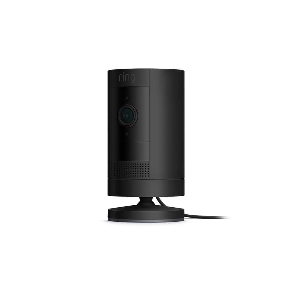 Ring (B0C5QTSF5J) Stick Up Cam Plug-In - Indoor/Outdoor Smart Security Camera with Two-Way Talk, Color Night Vision, Live View, Black