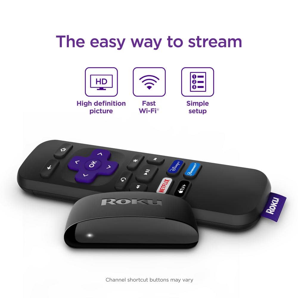 Roku (3960R) Express (New, 2022) HD Streaming Device with Simple Remote