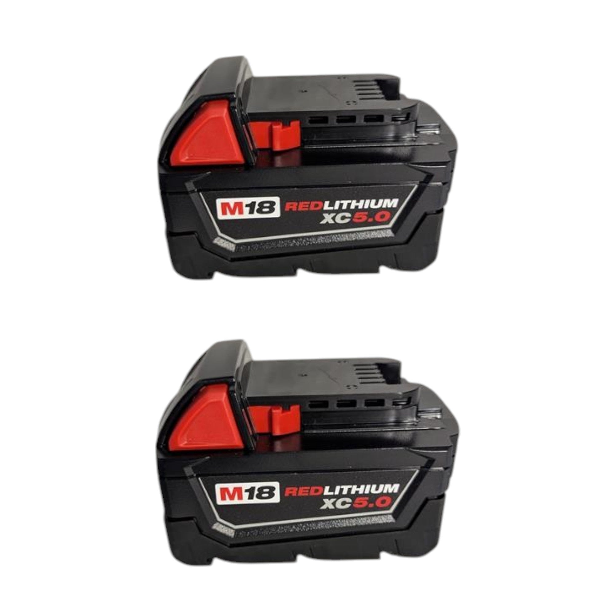 Milwaukee (2904-22) M18 FUEL 18V Lithium-Ion Brushless Cordless 1/2 in. Hammer Drill Driver Kit with Two 5.0 Ah Batteries and Hard Case