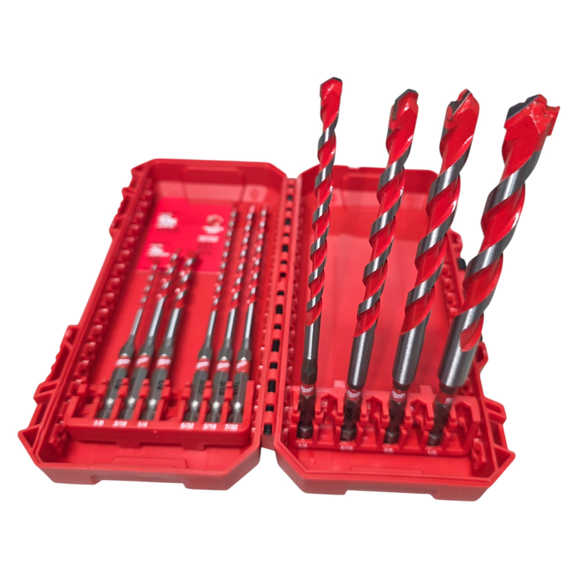 Milwaukee (48-20-9058) SHOCKWAVE Carbide Hammer Drill Bit Set. (10-Piece)