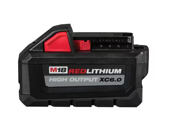 Milwaukee (48-11-1865) M18 18-Volt Lithium-Ion High Output Battery Pack 6.0Ah