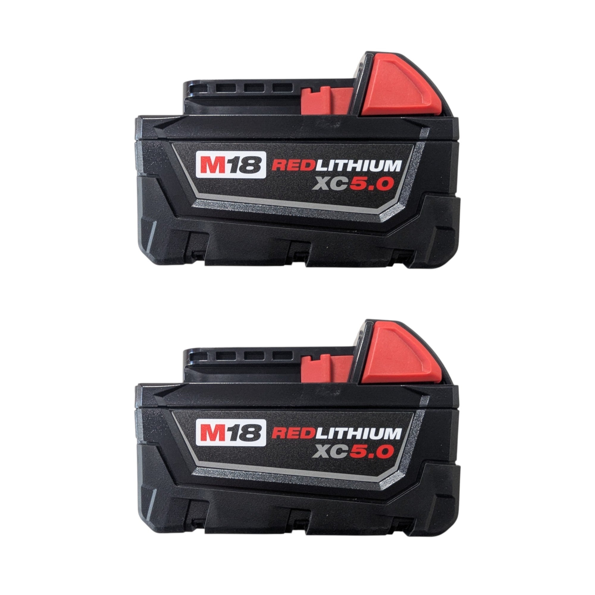 Milwaukee (48-11-1852) M18 18-Volt Lithium-Ion XC Extended Capacity 5.0 Ah Battery Pack (2-Pack)
