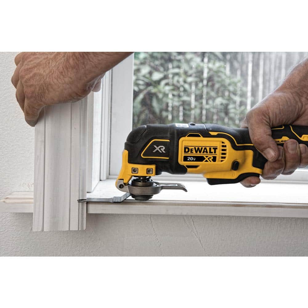 DEWALT (DCS356C1) 20V MAX XR Cordless Brushless 3-Speed Oscillating Multi Tool with (1) 20V 1.5Ah Battery and Charger