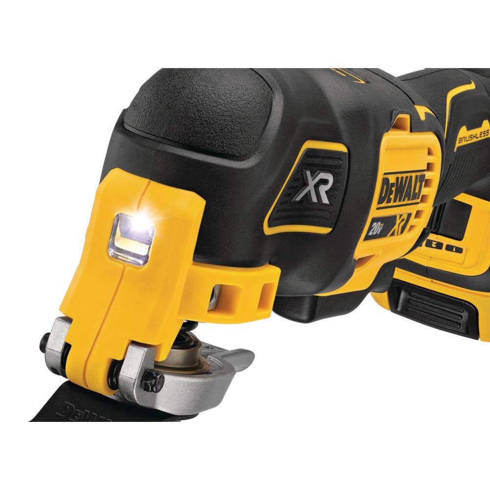 DEWALT (DCS356C1) 20V MAX XR Cordless Brushless 3-Speed Oscillating Multi Tool with (1) 20V 1.5Ah Battery and Charger