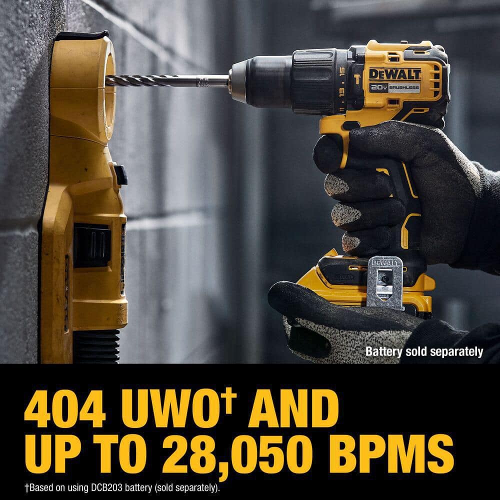 DEWALT (DCK228E2)  20V MAX Lithium-Ion 2-Tool Cordless Brushless Combo Kit with (2) Powerstack 1. 7Ah Batteries and Charger