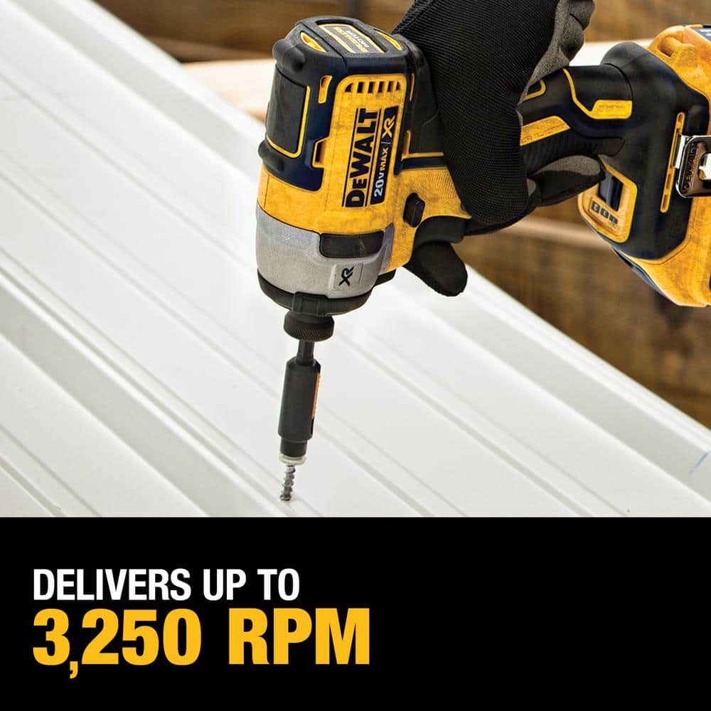 DEWALT (DCK248D2) 20V Lithium-Ion Cordless Brushless Drill Driver/Impact Driver 2 Tool Combo Kit with (2) 2.0Ah Batteries and Charger