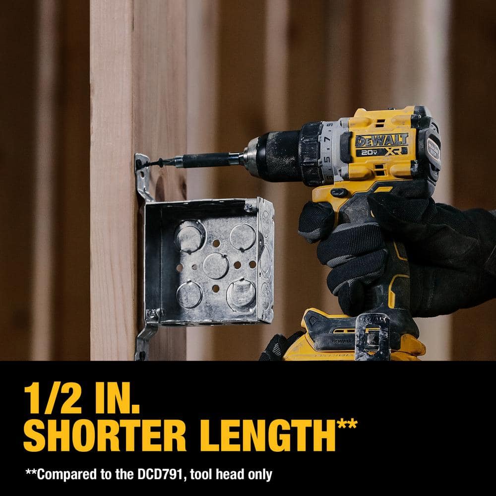 DEWALT (DCK248D2) 20V Lithium-Ion Cordless Brushless Drill Driver/Impact Driver 2 Tool Combo Kit with (2) 2.0Ah Batteries and Charger