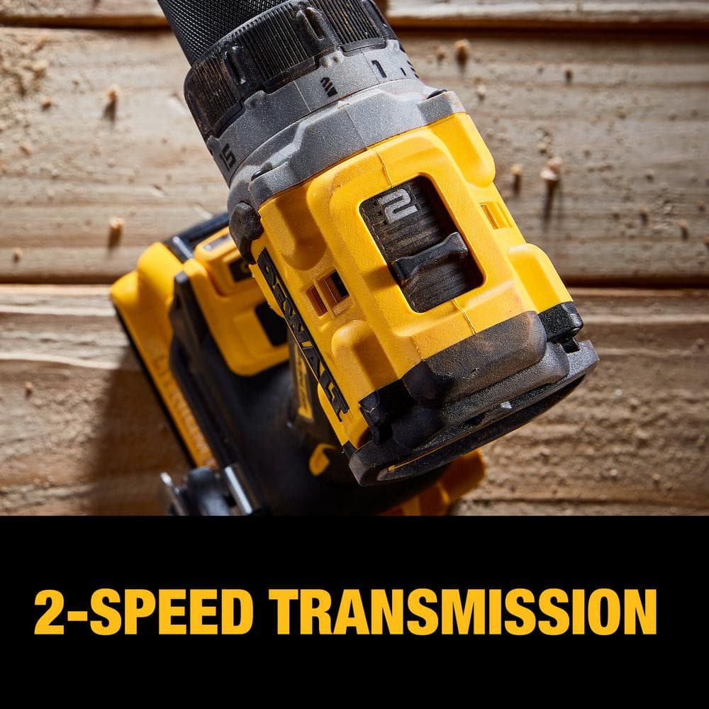 DEWALT (DCK248D2) 20V Lithium-Ion Cordless Brushless Drill Driver/Impact Driver 2 Tool Combo Kit with (2) 2.0Ah Batteries and Charger