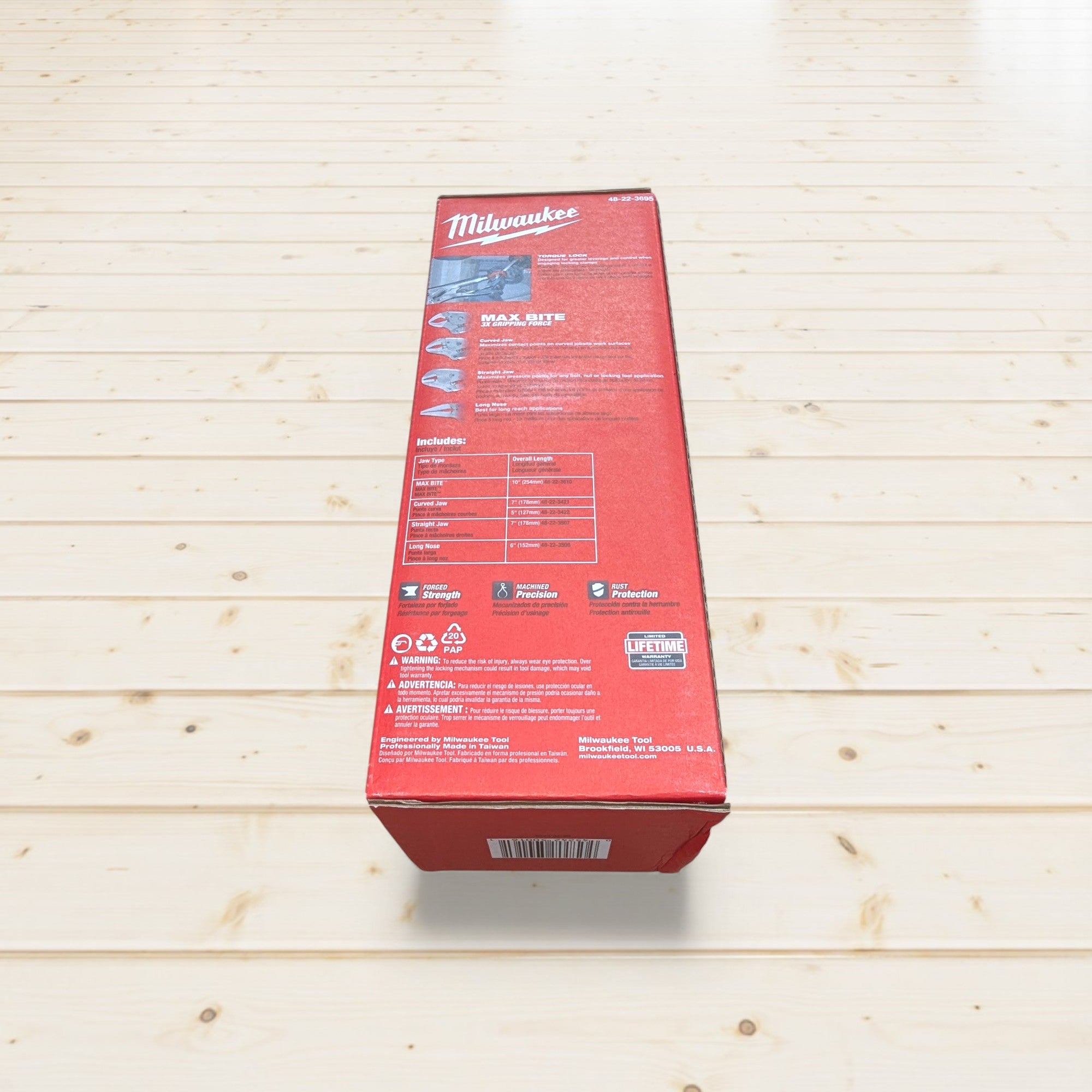 Milwaukee (48-22-3695)  Torque Lock Locking Pliers Kit (5-Piece)