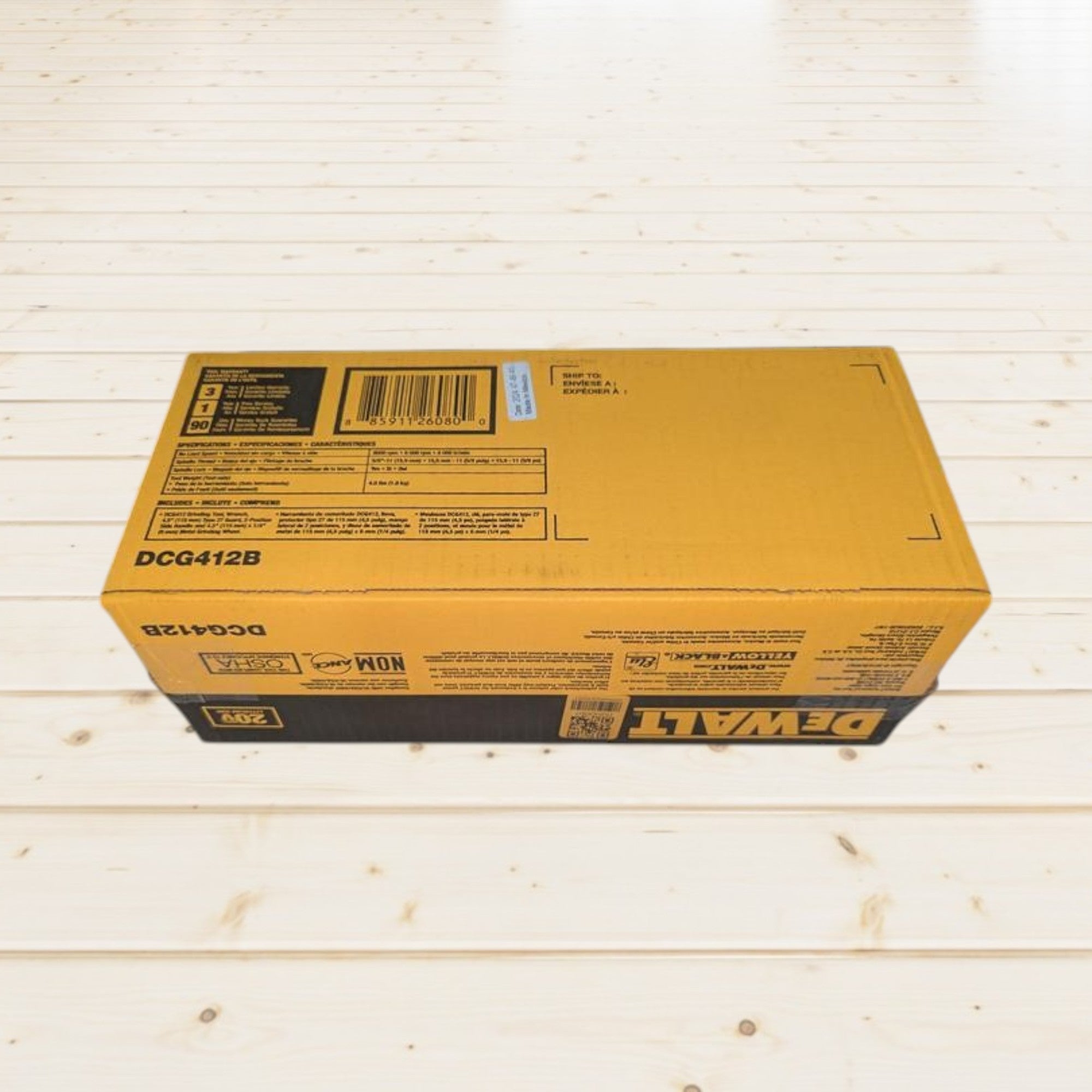 DEWALT (DCG412B) 20V MAX Cordless 4.5 in. - 5 in. Angle Grinder (Tool Only)