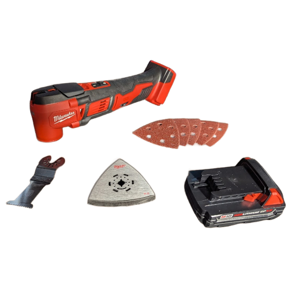 Milwaukee M18 18V Lithium-Ion Cordless Oscillating Multi-Tool Kit with one 1.5 Ah Battery & Charger 2626-21