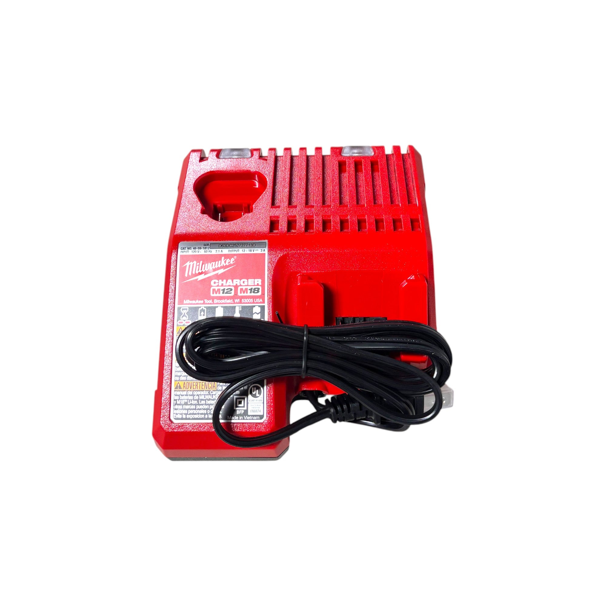 Milwaukee (2646-21CT)  M18 18V Lithium-Ion Cordless Grease Gun 2-Speed with (1) 1.5Ah Batteries, Charger, Tool Bag