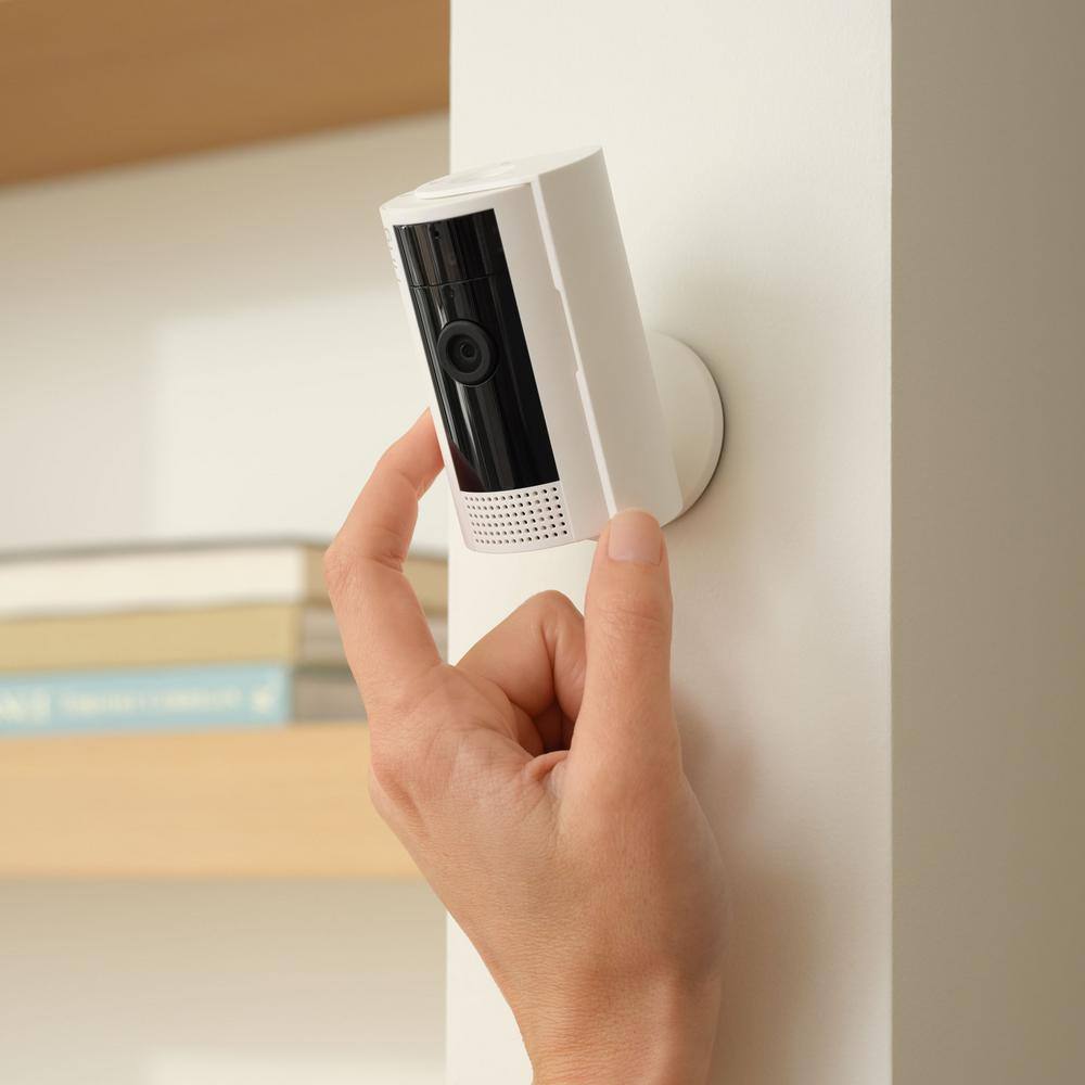 Ring (B0B6GLQJMV) Indoor Cam (2nd Gen) - Plug-In Smart Security Wifi Video Camera, with Included Privacy Cover, Night Vision, White